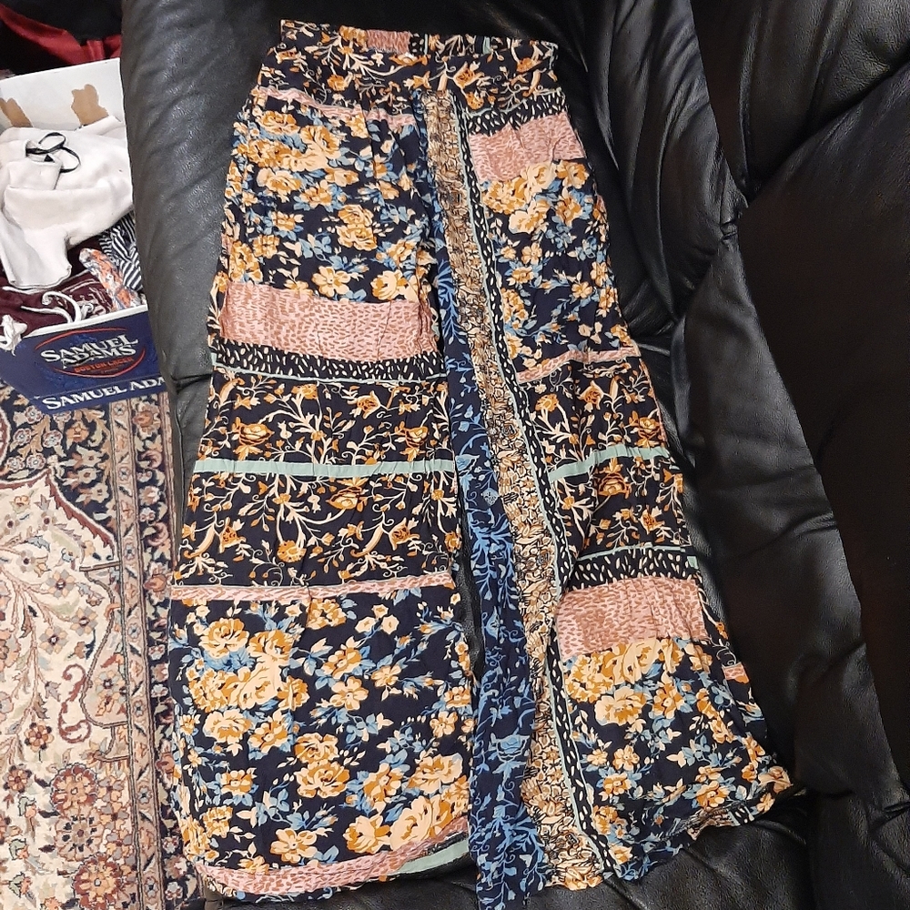 Patterned Flowy Pants